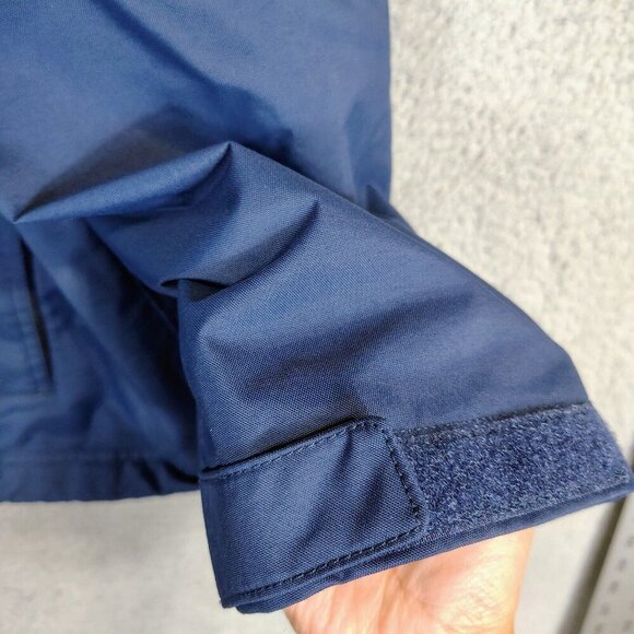 Eddie Bauer Jacket Men's 2XL Blue Mesh Lined Full Zip Pockets Hooded Weatheredge - Picture 6 of 16